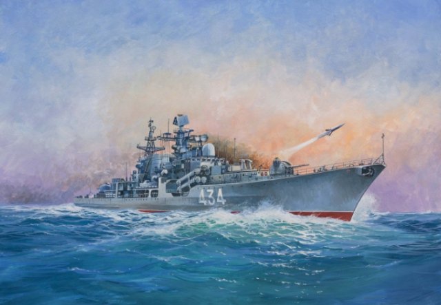 Russian Destroyer Sovremenny (Zvezda 1:700) 