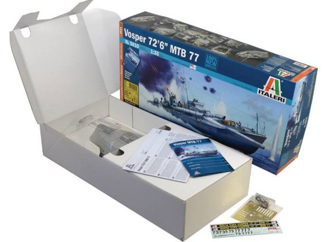 Loď VOSPER 72"6´ MTB 77 (Italeri 1:35)