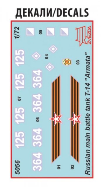 Tank T-14 Armata (Zvezda 1:72)