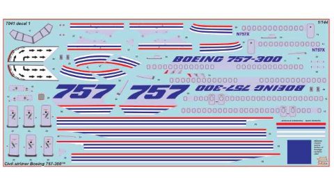 Boeing 757-300 (Zvezda 1:144) 