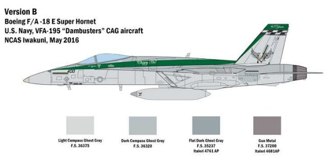 F-A-18 E SUPER HORNET (Italeri 1:48) 