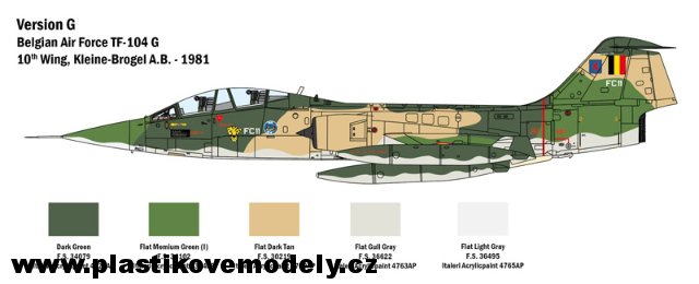 TF-104 G Starfighter (Italeri 1:32) 