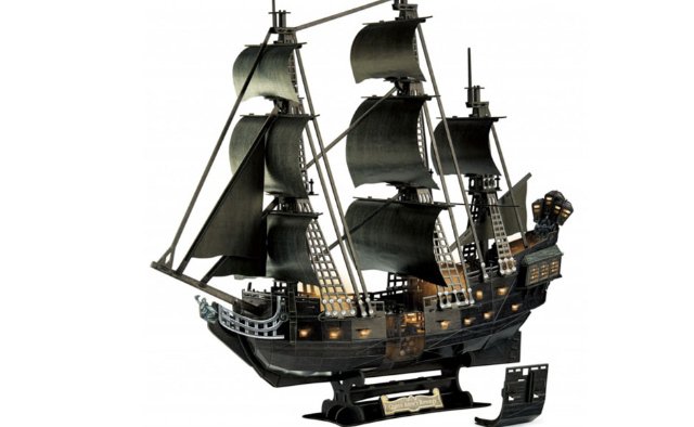 3D Puzzle REVELL - Black Pearl (LED Edition)