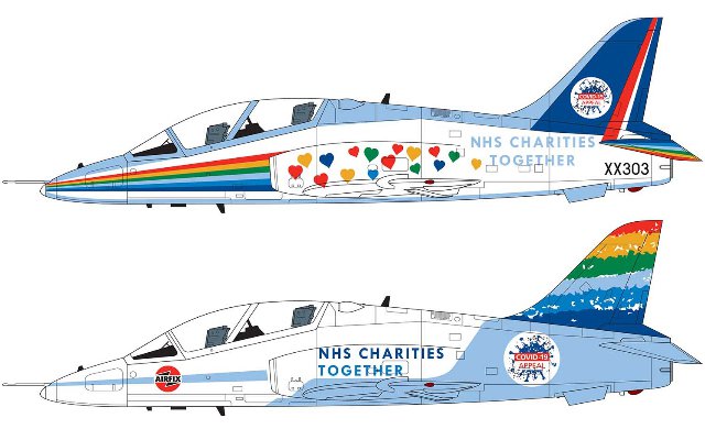NHS Charities Together Hawk (Airfix 1:72) 