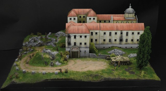 Diorama Montecassino 1944: Gustav Line Batte ( Italeri1:72) 