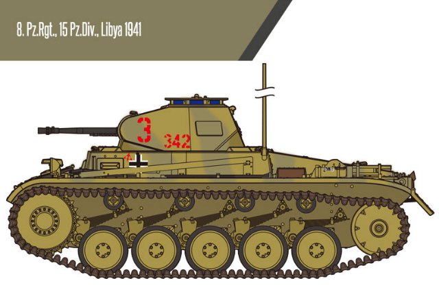 Panzer II Ausf.F North Africa (Academy 1:35)