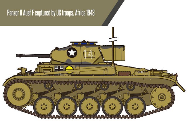 Panzer II Ausf.F North Africa (Academy 1:35)