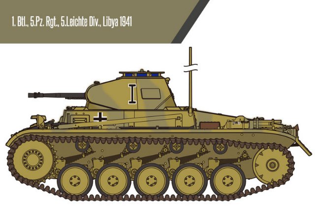 Panzer II Ausf.F North Africa (Academy 1:35)