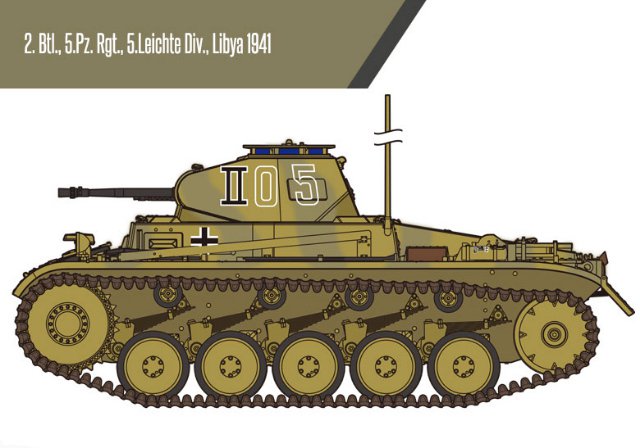 Panzer II Ausf.F North Africa (Academy 1:35)