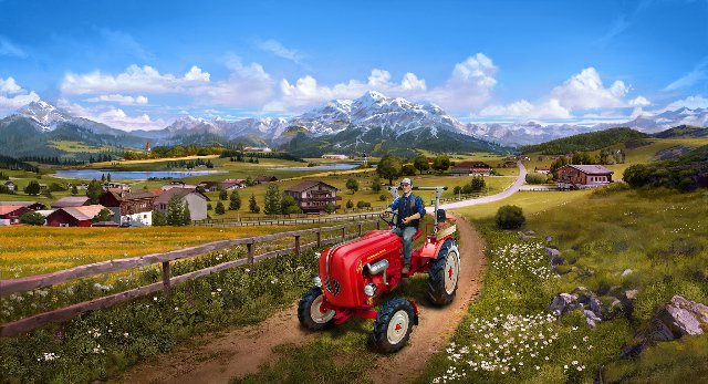 EasyClick traktor Porsche Junior 108 (Farming Simulator Edition) (Revell 1:24) 