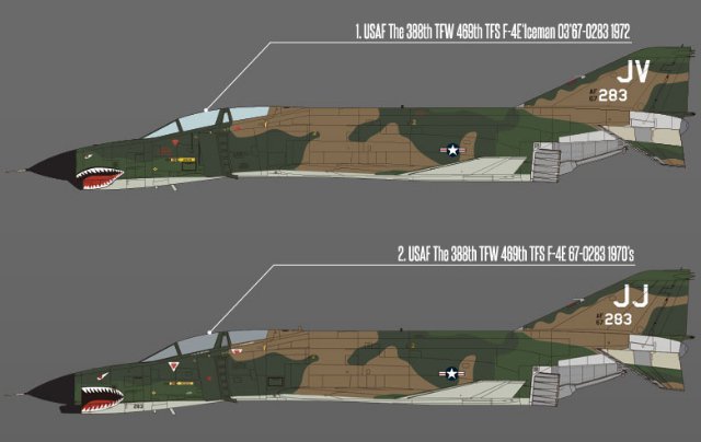 USAF F-4E Vietnam War (Academy 1:32) 