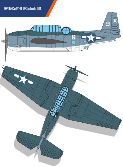 Grumman TBF-1C Battle of Leyte Gulf (Academy 1:48) 