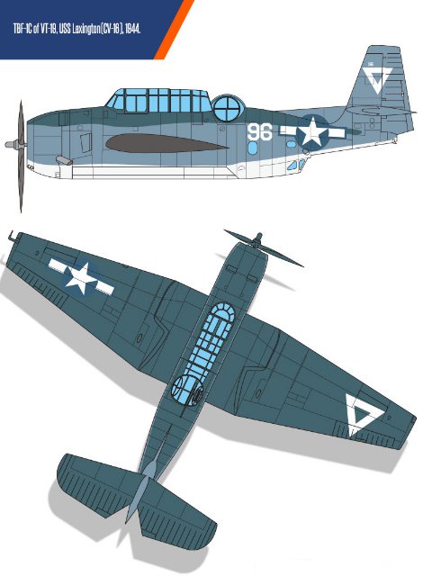 Grumman TBF-1C Battle of Leyte Gulf (Academy 1:48) 