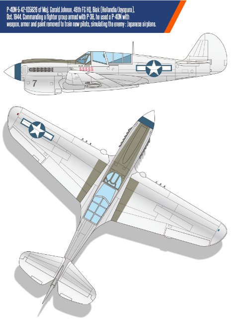 Letadlo USAAF P-40N Battle of Imphal (Academy 1:48) 