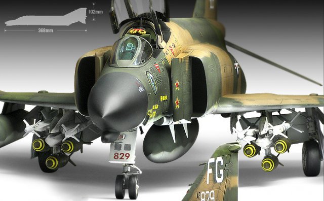 F-4C USAF (Vietnamese War)(Academy 1:48) 