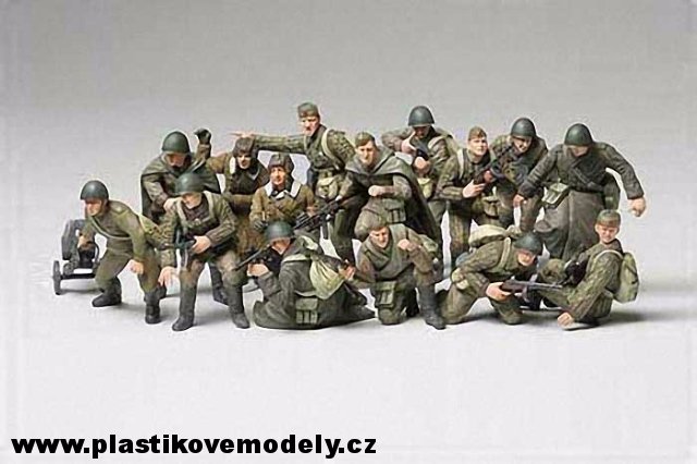 Russian Infantry+Tank Crew  (Tamiya 1:48) 