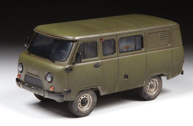 UAZ 3909 Russian Military Van (Zvezda 1:35) 
