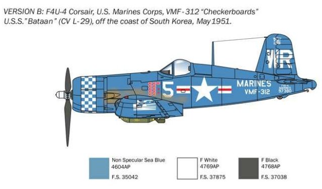 F-4U-4B Korean War (Italeri 1:72) 