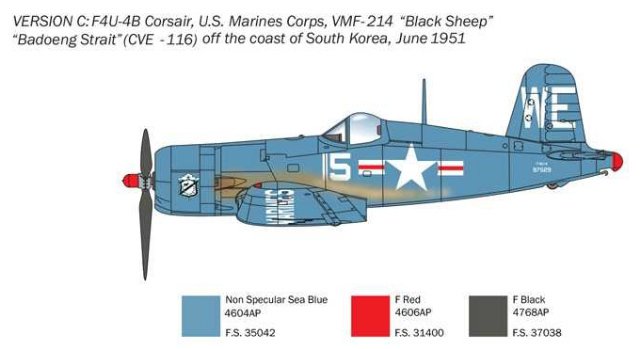 F-4U-4B Korean War (Italeri 1:72) 