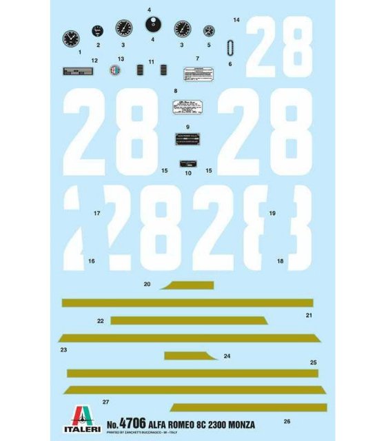 ALFA ROMEO 8C 2300 Monza (Italeri 1:12)