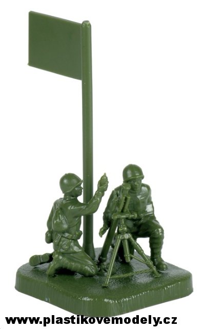 Wargames (WWII) figurky 6109 - Soviet 82-mm Mortar with Crew (Zvezda 1:72) > 1:72