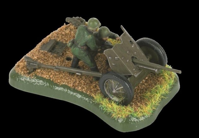 Soviet Gun 45mm (Zvezda 1:72) > 1:72