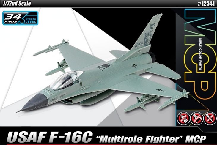 USAF F-16C Multirole Fighter MCP (Academy 1:72)