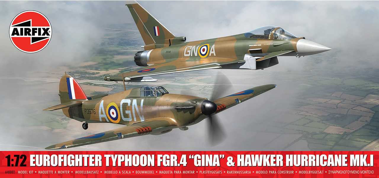Eurofighter Typhoon FGR.4 (GINA) + Hawker Hurricane Mk.I (1:72)