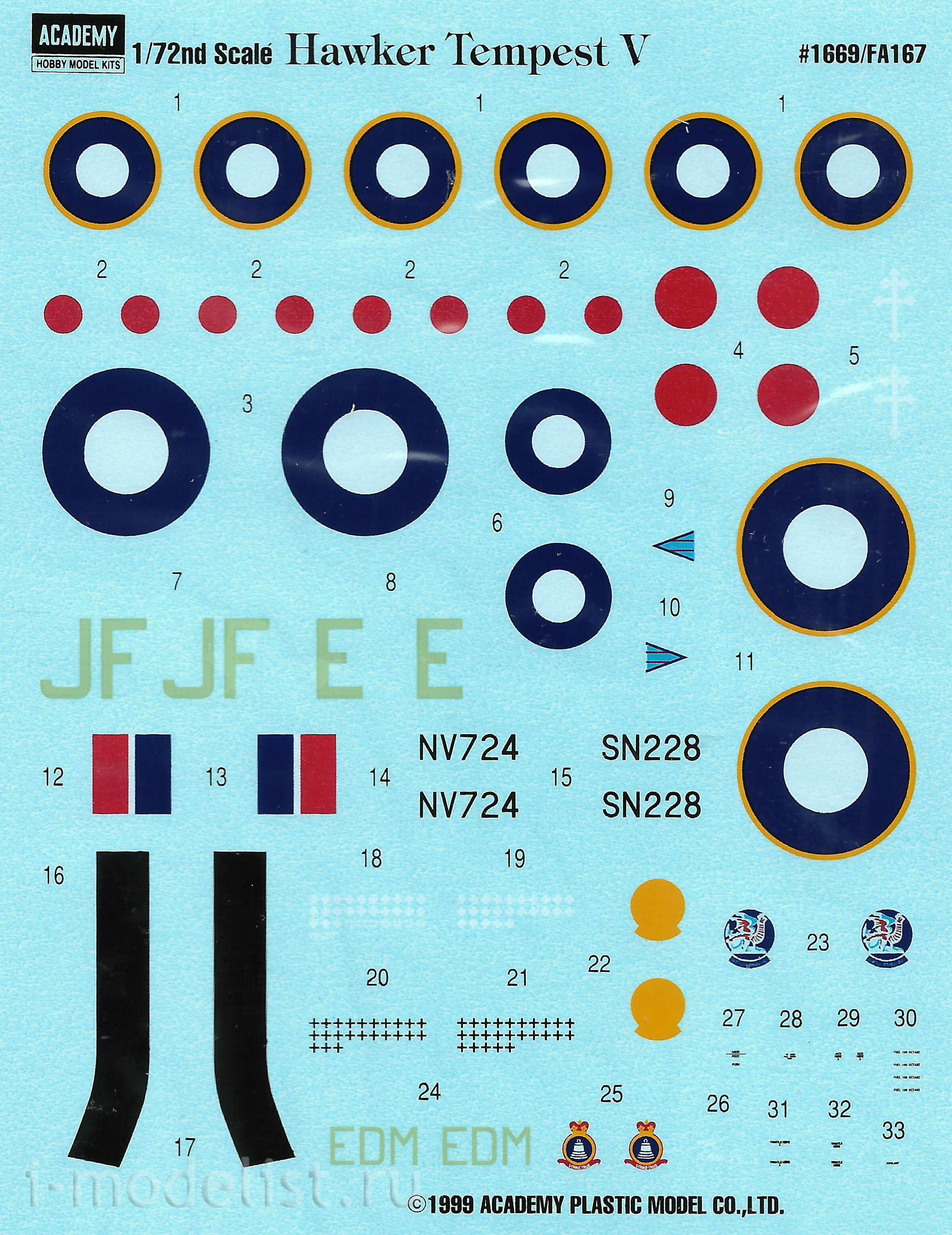 Hawker Tempest V (Academy 1:72) 