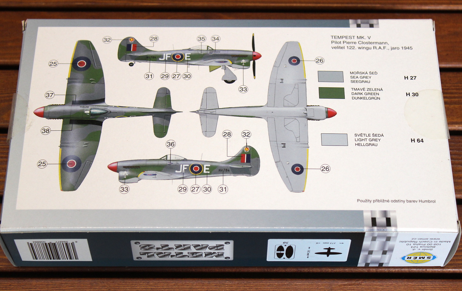 Hawker Tempest Mk.V HI-TECH (Směr 1:72)