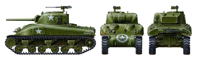 M4 A1 Sherman (Tamiya 1:48) 