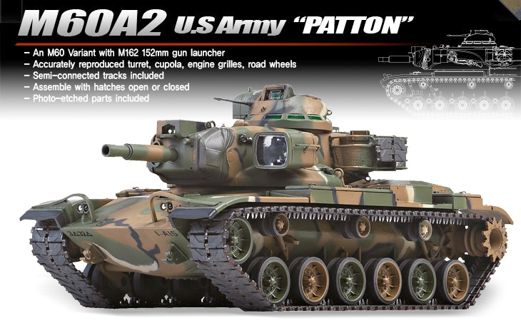 U.S. ARMY M60A2 PATTON (Academy 1:35) 