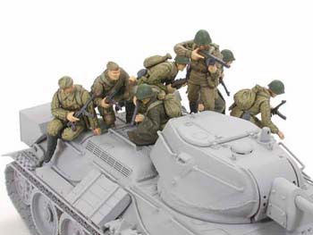 Russian Infantry+Tank Crew  (Tamiya 1:48) 