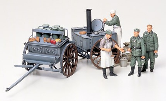 German Field Kitchen Scenery (Tamiya 1:35) 