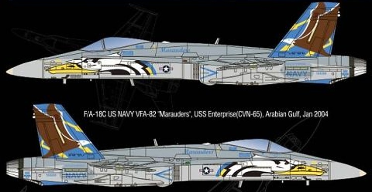 F-A-18C U.S NAVY VFA-82 (Academy 1:72) 