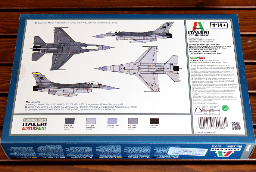 F-16C-D NIGHT FALCON (Italeri 1:72) 