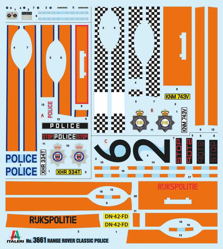 Police Range Rover (Italeri 1:24)