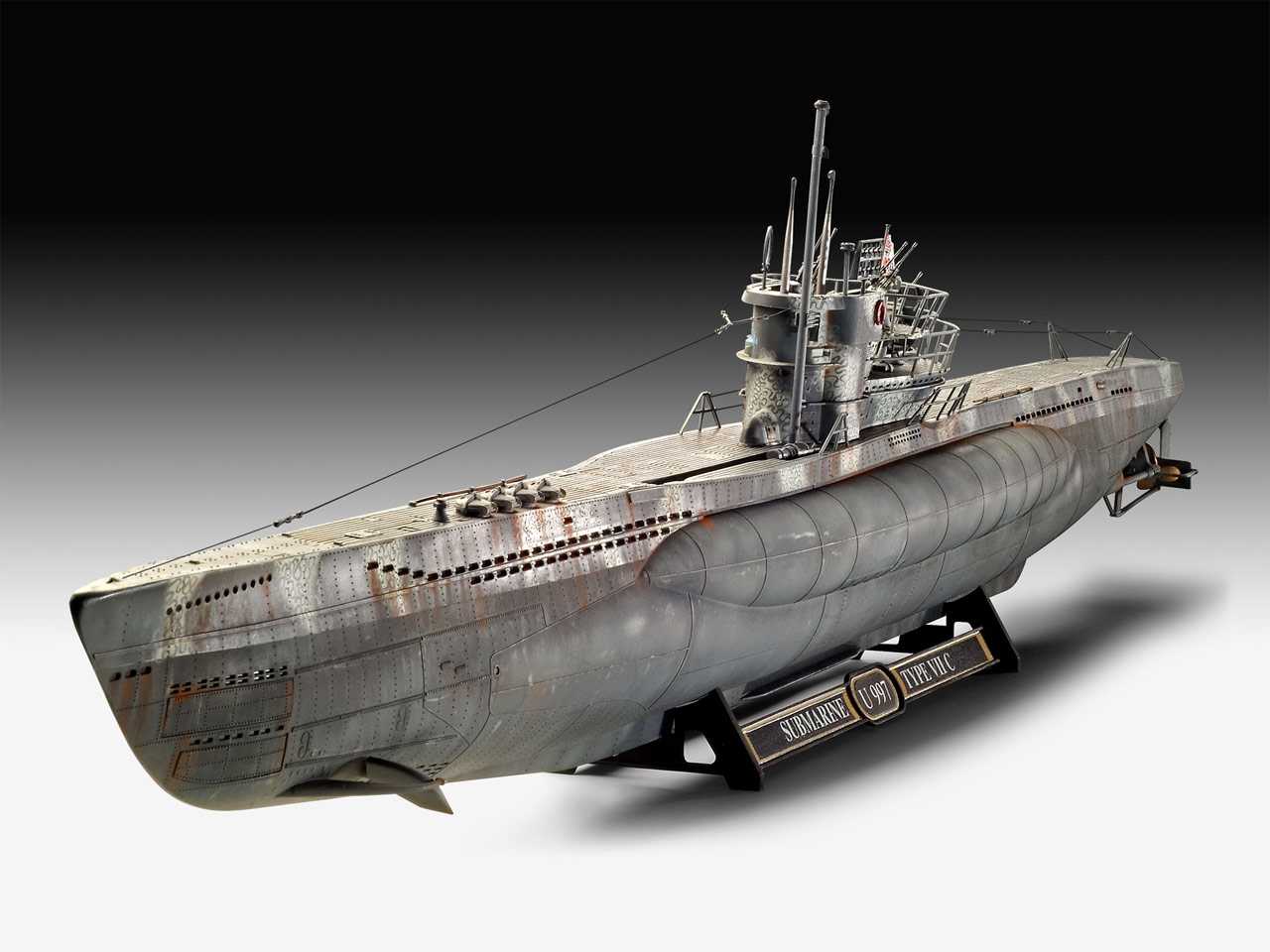 Ponorka German Submarine Type VII C-41 (Platinum Edition) (Revel1:72) 