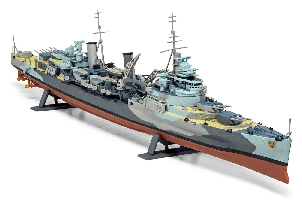 Křižník HMS Belfast (Airfix 1:600) 