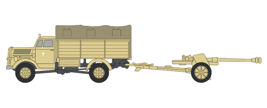 PAK 40 Gun & Opel BlitzTruck (Airfix 1:76) 