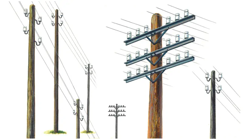 TELEGRAPH POLES (Italeri 1:35)
