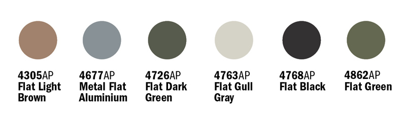 Sada akrylových barev 443AP - U.S.A.F. VIETNAM WAR 6 ks