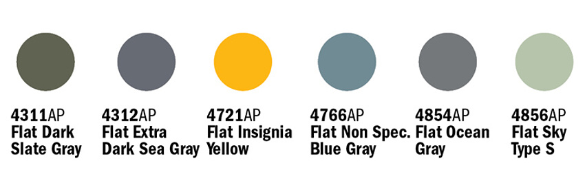 Sada akrylových barev - R.A.F. / ROYAL NAVY II 6 ks