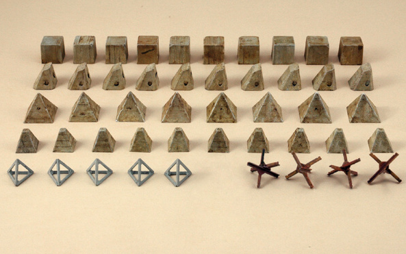 Anti tank obstacles (Italeri 1:72)