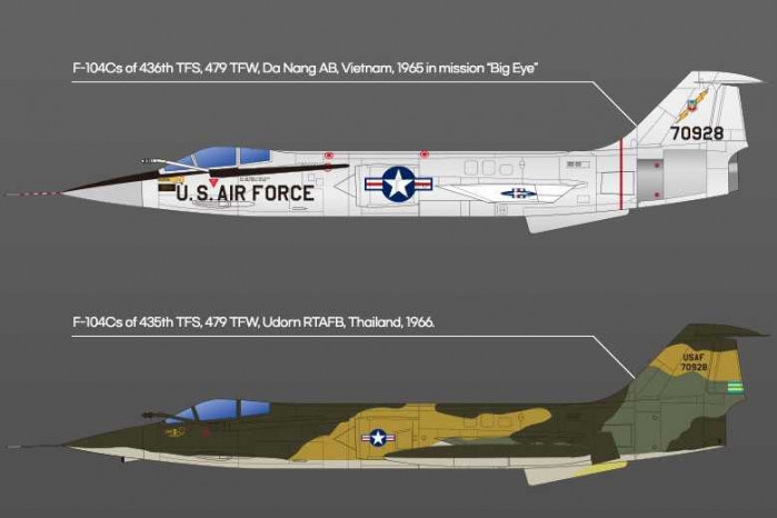 USAF F-104C "Vietnam War" (Academy 1:72)