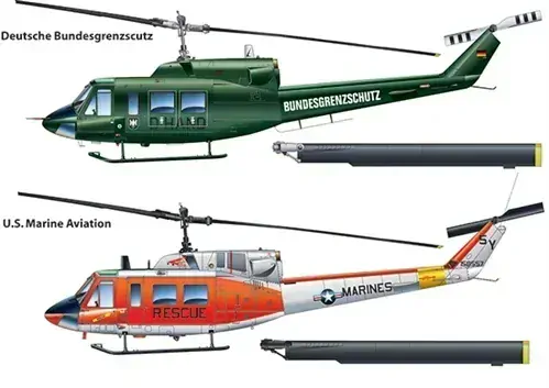 Vrtulník Bell AB 212 /UH 1N (Italeri 1:48)