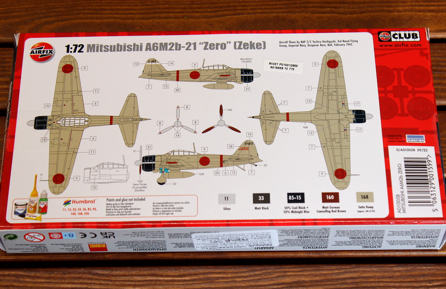 Mitsubishi A6M2b Zero (Airfix 1:72)