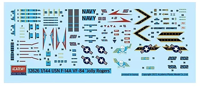 F-14A VF-84 Jolly Rogers (Academy 1:144)