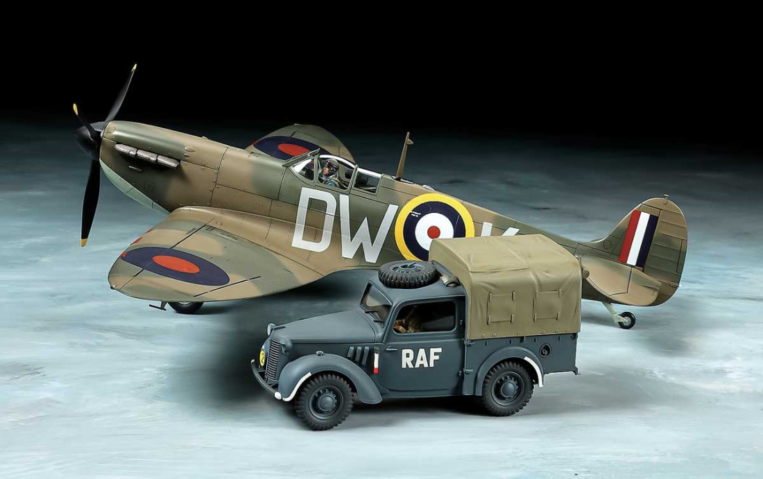 Spitfire Mk.I & 10HP (tamiya 1:48)