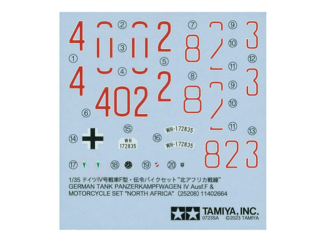 Pz.IV.F & Motorcycle N.Africa (Tamiya 1:35)